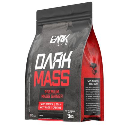 Imagem de Hipercalórico Dark Mass 3kg   Whey Protein  Creatina  Albumina  Waxy Maize  Zero Gordura  Ganho de Massa Muscular