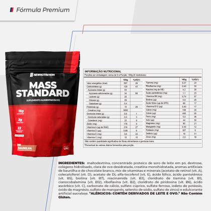 Imagem de Hipercalórico Mass Standard 1,5Kg Baunilha NewNutrition