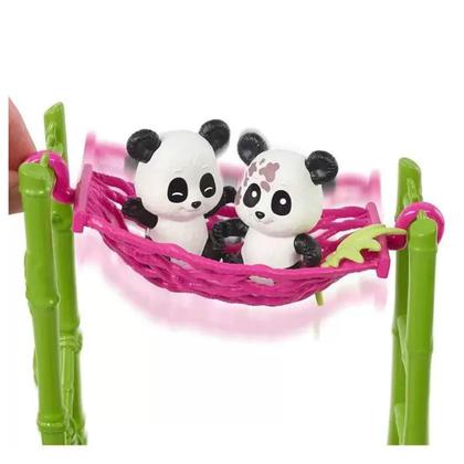Imagem de Hkt77 barbie conjunto de brinquedo cuidados e resgate de pandas