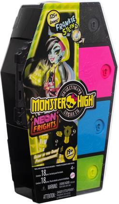 Imagem de Hnf79 monster high boneca skulltimates secrets sustos frankie neon