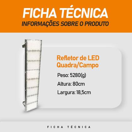 Imagem de Holofote 800w N2 Para Campo De Futebol Refletor Led Ip68 bivolt