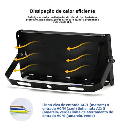 Imagem de Holofote LED de Alta Potência (50W/100W/150W) - IP65 à Prova D'água - 220V