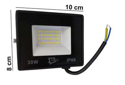 Imagem de Holofote Refletor Led 30w Branco Frio 6500k Bivolt Prova D'Água