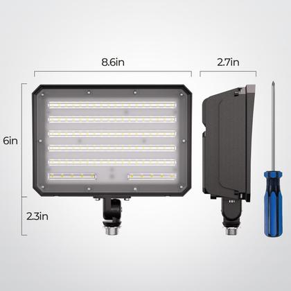 Imagem de Holofotes LED CINOTON 100W Outdoor 14000LM 5000K, pacote com 2