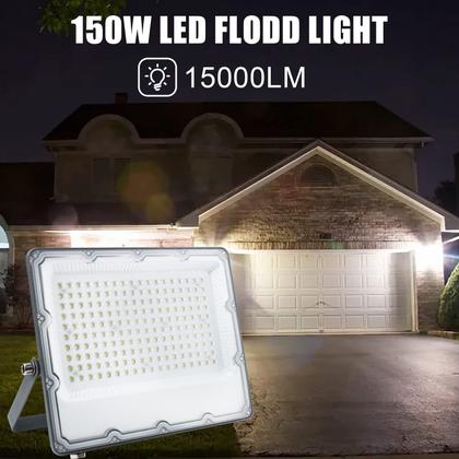 Imagem de Holofotes LED Indmird 150W 6500K 15000LM IP66 110V, pacote com 2
