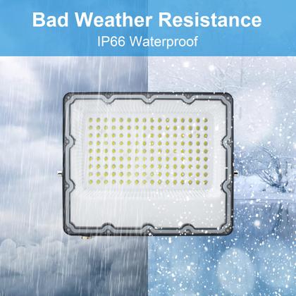 Imagem de Holofotes LED Indmird 150W 6500K 15000LM IP66 110V, pacote com 2