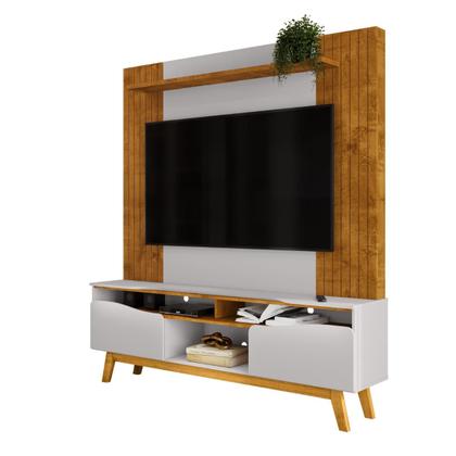 Imagem de Home Aquarela para TV 75 Polegadas Naturalle Off White