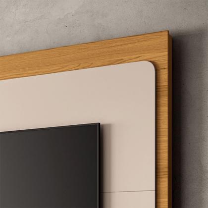Imagem de Home Estante Quantum 2 Portas em MDP/MDF para TV até 70 Polegadas Off White/Cinamomo G26 - Hb Móveis
