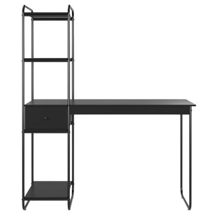 Imagem de Home Office Escrivaninha Com Prateleira Gaveta Espaço para CPU Moderno Multifuncional