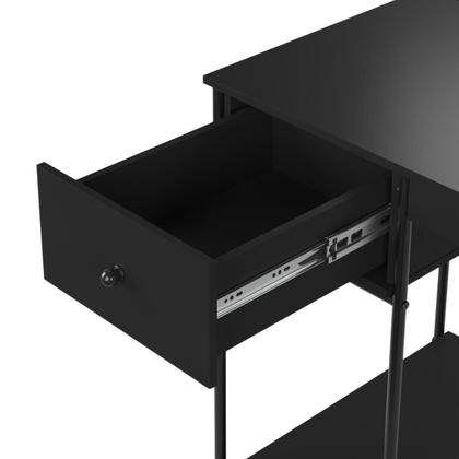 Imagem de Home Office Escrivaninha Mesa de Estudos Escritório com Prateleira Para CPU 1 Gaveta