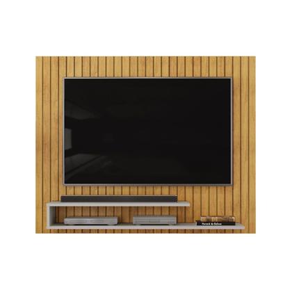 Imagem de Home p/ TV até 55 Pol Ripe 134x108cm Freijo/Off White - DJ Móveis