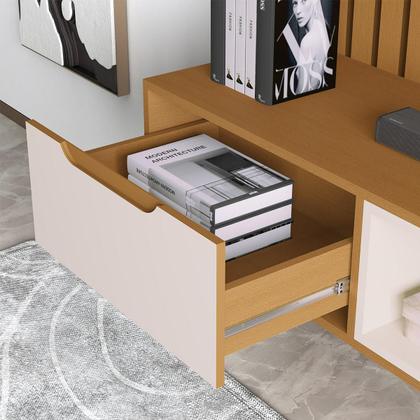 Imagem de Home Painel Ripado Tucumã 1.4 com 1 Gaveta P/ TV até 50' Pol