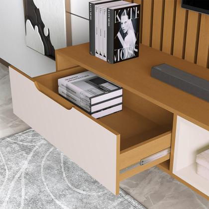 Imagem de Home Painel Ripado Tucumã 1.8 com 1 Gaveta com LED