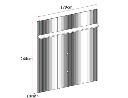 Imagem de Home Piso-Teto New Interlagos para TV de até 65 polegadas - Cumaru - Madetec