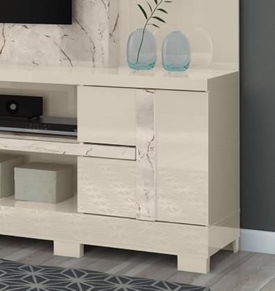 Imagem de Home Theater Alan C/ Pés 181,5m Para TV até 55 Polegadas  -  Calacata/Off White Madetec