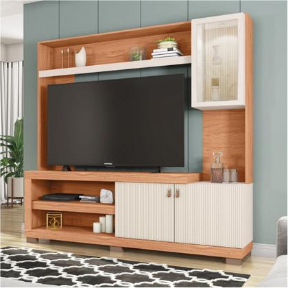 Imagem de Home Theater Alvorada TV até 55 com LED Freijó/Off White G11 - Gran Belo