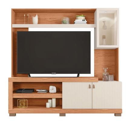 Imagem de Home Theater Alvorada TV até 55 com LED Freijó/Off White G11 - Gran Belo