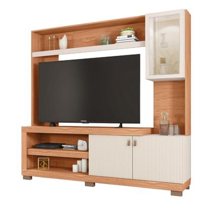 Imagem de Home Theater Alvorada TV até 55 com LED Freijó/Off White G11 - Gran Belo