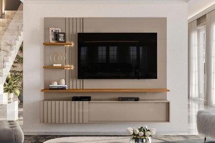 Imagem de Home Theater Atena para TV de até 65 polegadas - FENDI / NATURALE - Madetec