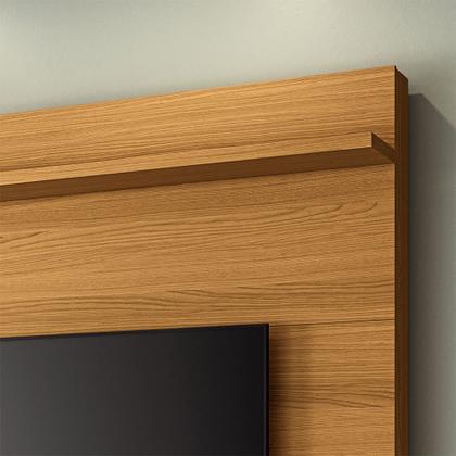 Imagem de Home Theater Órbis TV até 55 Polegadas com Rodízios Cinamomo/Off White G26 - Hb Móveis