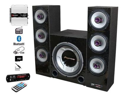 Imagem de Home Theater Pioneer Torre Taramps Bluetooth Usb Sd Fm Aux