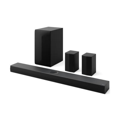 Imagem de Home Theater Soundbar LG com alto-falantes traseiros e Dolby Atmos com configuração de canais 5.1.1 S70TR