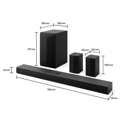 Imagem de Home Theater Soundbar LG Dolby Atmos, 500W RMS, 5.1.1 Canais, DTS X, HDMI - S70TR