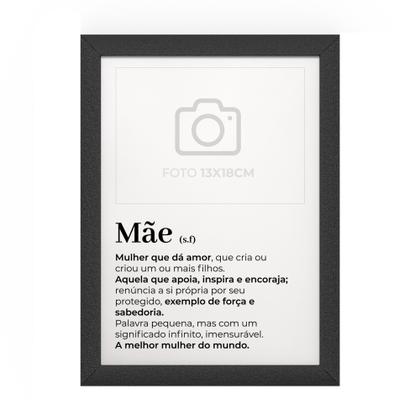 Imagem de Homenagem Melhor Mulher Mundo Quadro A4 Dia das Mães Presente