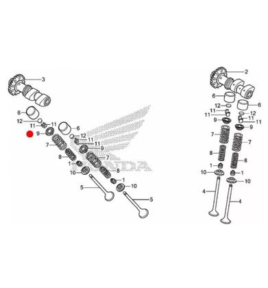 Imagem de Honda Cb300 Retentor Mola Válvula Genuíno 14771MAT000