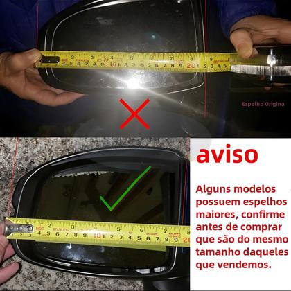 Imagem de Honda Fit/Jazz (2014-2018) - Carcaça do Espelho Retrovisor Lateral com Furo para Lâmpada