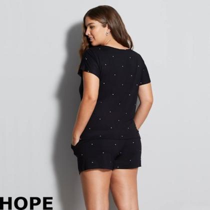 Imagem de Hope Pijama Short Doll Em Viscose Dreams Lcs010