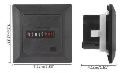 Imagem de Horimetro Contador De Horas  220 - 240 V / 50 Hz Ac.