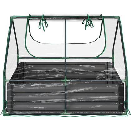 Imagem de Horta Metálica com Toldo de Proteção 90x180cm Preto