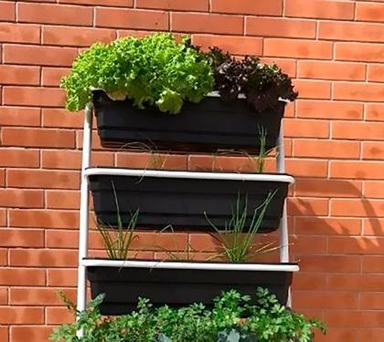 Imagem de Horta Vertical Jardineira Floreira Al-262 5 Cestos 60 cm