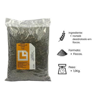 Imagem de Hortelã Desidratado em Flocos 1kg Blanic