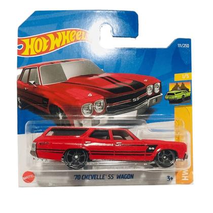 Hot Wheels '70 Chevelle SS Wagon Vermelho Mattel HCX23 - Carrinho