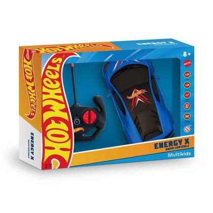 Imagem de Hot Wheels Carro RC Azul 4 Canais Com Luz Multikids - BR2473