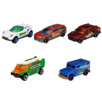 Imagem de Hot Wheels Cartela 5 Carrinhos Coleção City