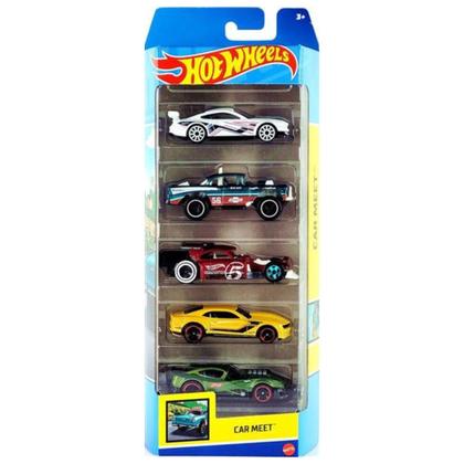 Imagem de Hot Wheels Cartela de Carrinhos com 5 Mattel - Escolha o Kit