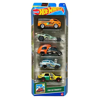 Imagem de Hot Wheels Cartela de Carrinhos com 5 Mattel - Escolha o Kit