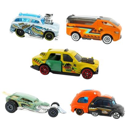 Imagem de Hot Wheels Cartela de Carrinhos com 5 Mattel - Escolha o Kit