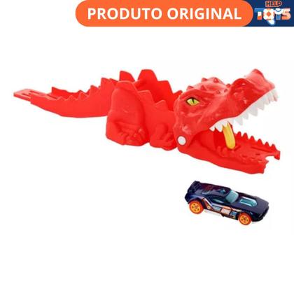 Imagem de Hot wheels city lançador dino launcher - mattel gvf42/gvf41