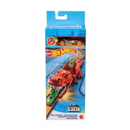 Imagem de Hot wheels city lançador dino launcher - mattel gvf42/gvf41