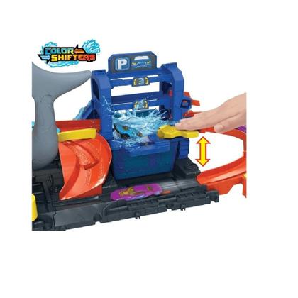 Imagem de Hot Wheels City Pista Lava-Rápido Mega Tubarão  Mattel
