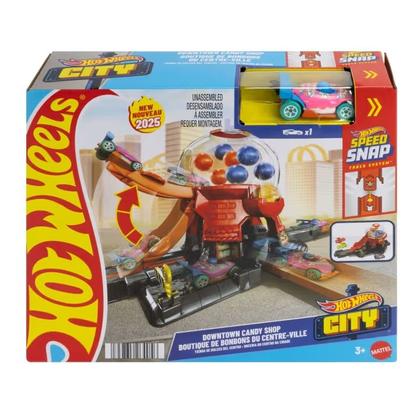 Imagem de Hot Wheels City Pista Loja De Doces Na Cidade - Mattel JBM62