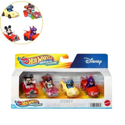 Imagem de Hot wheels colecionavel racer verse disney 4-pack (s) pct.c/04 hkd30