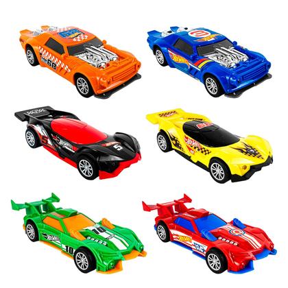 Imagem de Hot Wheels Fast Racer Carrinho De Fricção Emite Som De Motor E Luz Para Crianças