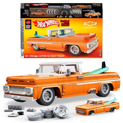 Imagem de Hot Wheels Jogo de Construção Elite Acura NSX Chevy Pickup Mattel