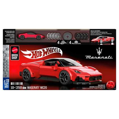 Imagem de Hot Wheels Jogo de Construção Speed Maserati MC20 Mattel