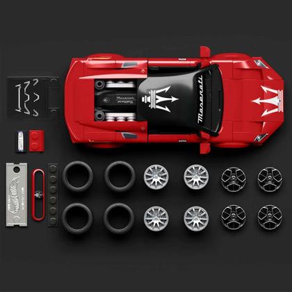 Imagem de Hot Wheels Jogo de Construção Speed Maserati MC20 Mattel